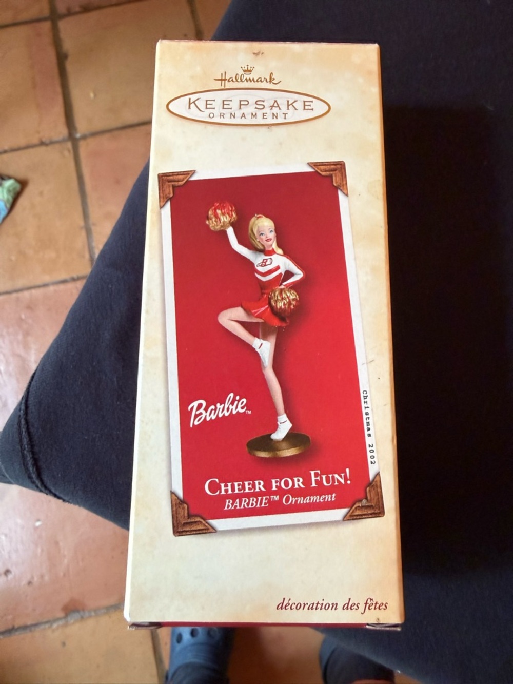 Hallmark barbie cheerleader NIB